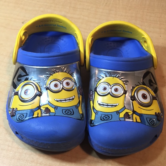 minion crocs for toddler